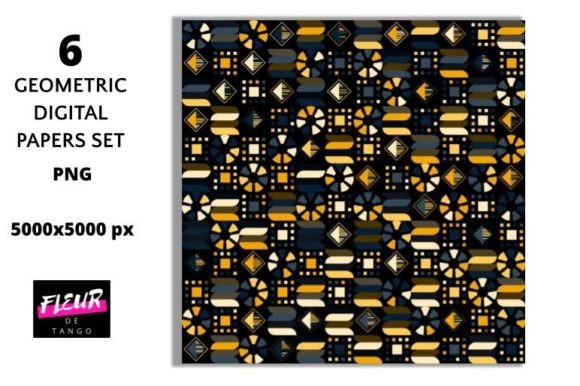 6 Christmas Colors Geometric Patterns 2: A Modern Holiday Collection