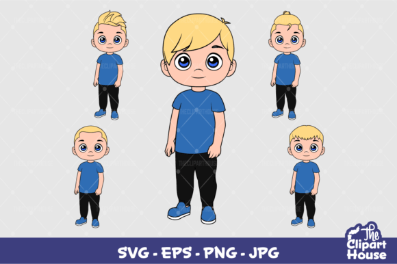 Blonde Boy Casual: A Versatile Design for Cutting Machines