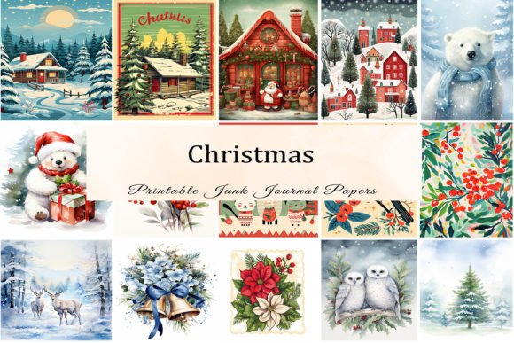 Bringing History to Life with Vintage Junk Journal Papers and Christmas Ephemera