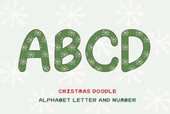 Christmas Doodle Alphabet Letter 17: The Joyful Touch for Your Creative Projects