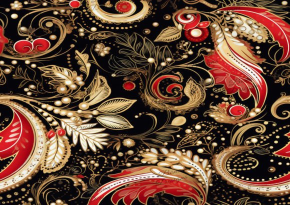 Christmas Luxury Seamless Pattern: Elevating Your Holiday Creations