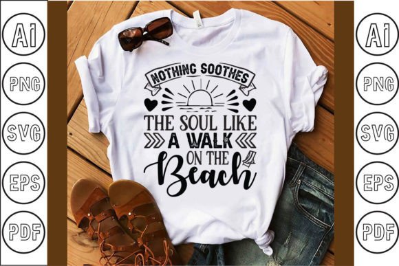 Creative Typography Beach T-shirt Design Ideas