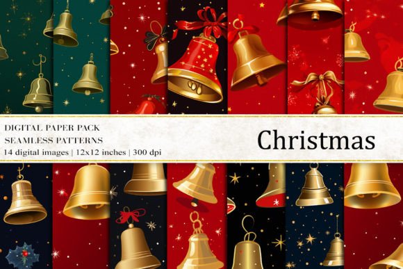 Elevating Seasonal Branding and Design with Premium Christmas Ornaments Digital Papers