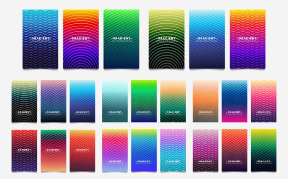 Modern Gradient Backgrounds: Elevating Visual Projects with AI and EPS Assets