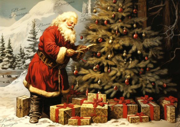 Strategic Applications of a Christmas Santa Background for Professional and Creative Projects