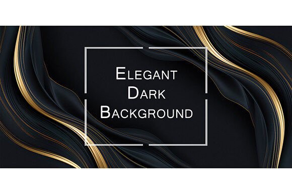 The Power of the Elegant Dark Background in Modern Design